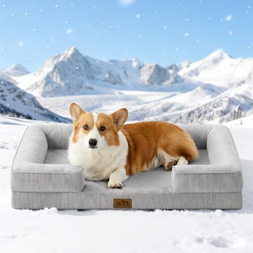 COZY KISS Orthopedic Dog Cooling Bed by COZYKISS