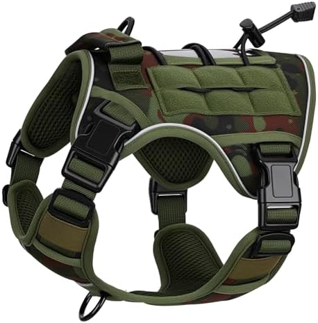 Heavy-Duty Tactical Dog Harness by Bruvoalon