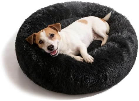 nononfish Cozy Donut Dog Bed, Soft Calming Bed by nononfish