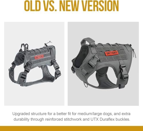 OneTigris Tactical Dog Harness Vest No-Pull Service Dog Vest - Image 3