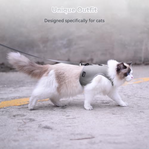 Cat Harness and Leash Set for Walking Escape Proof, Extra Large - Image 2