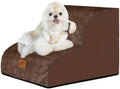 GoGoBunny Ramp Dog Stairs for Couch Sofa and Chair 11.8" H, 2-Step Pet Steps by gogobunny