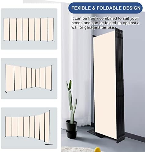 8 Panel Wide Room Divider Wall Screen - Image 4