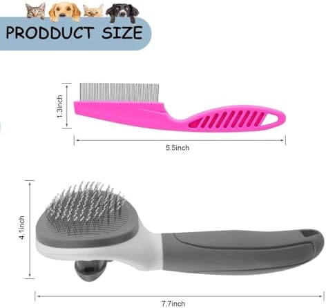 Cat Brushes for Indoor Cats, Dog Brush for Shedding - Image 2