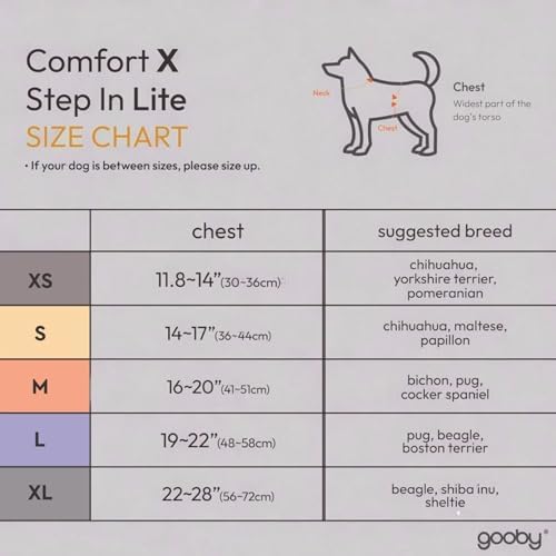 Gooby Comfort X Step-in Lite Harness, Choke-Free - Image 2