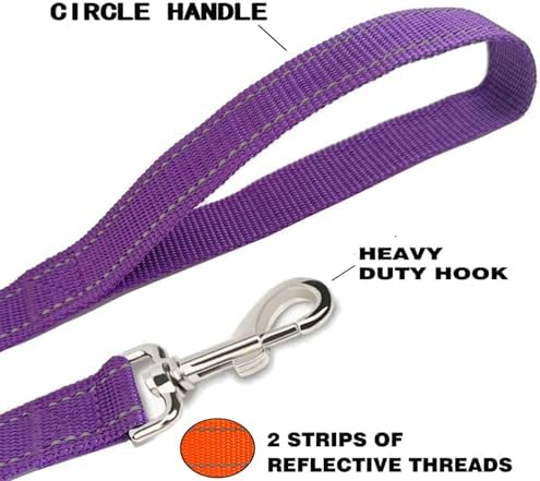 Reflective Dog Leash 7Ft /8 Feet Long, 1 Inch Wide, - Image 4