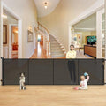 Reinforced 42" Extra Tall X 159" Extra Wide Retractable Pet Gate by Babyproofingoutletcovers