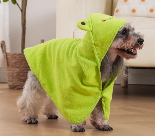Dog Hooded Bathrobe Towel Fast Drying Absorbent Bath Warm Blanket - Image 3