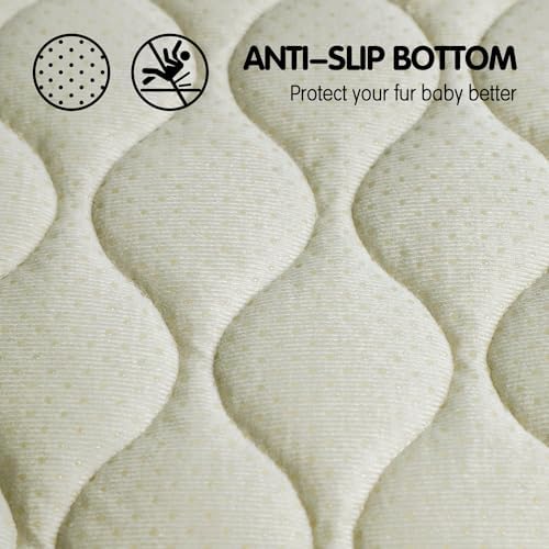 furrybaby Dog Bed Mat Crate Pad, Anti-Slip Bottom Machine Washable Pet Pad - Image 3