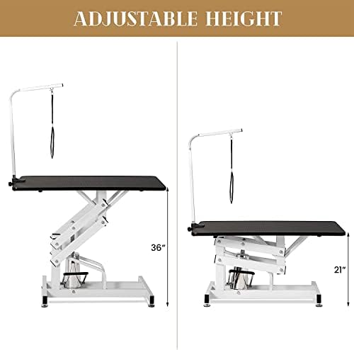 Hydraulic Dog Grooming Table for Small/Large Dogs, Heavy Duty Professional Pet - Image 3