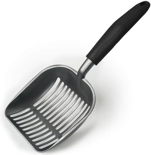 Cat Litter Scoop, Kitty Metal Scooper, Aluminum Alloy Sifter, Kitten Pooper by Frxat
