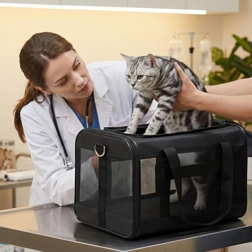 Conlun Cat Carrier Airline Approved, Soft-Sided Dog Carrier - Image 3