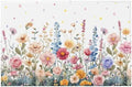 Giwawa Colorful Flower Bath Rug Botanical Floral Extra Soft Bathroom Carpet by Giwawa