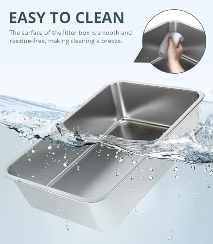 WENBOKMIN Stainless Steel Cat Litter Box - Image 5