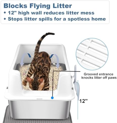 Stainless Steel Cat Litter Box - Image 6