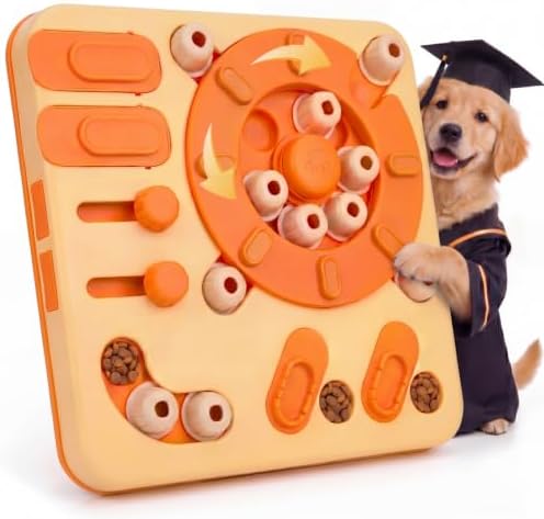 Dog Puzzle Toy, 4-Level Interactive Dog Toys by Myrauv