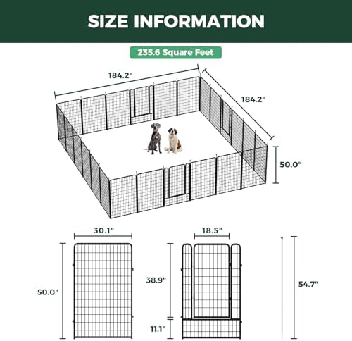 FXW Rollick Dog Playpen, Yard & RV Camping, 24 Panels - Image 6