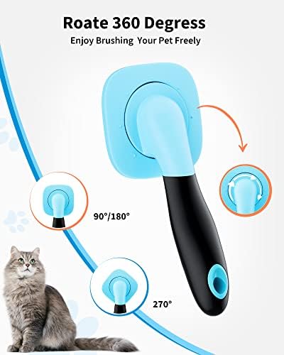 Glendan Dog & Cat Brush- Slicker Pet Brush- Shedding Grooming Tools - Image 3