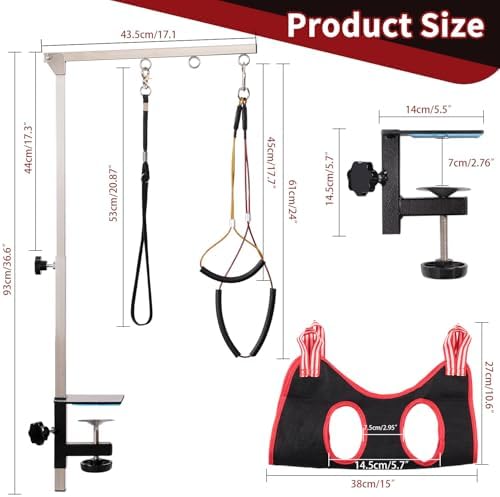 Dog Grooming Table Arm with Hammock - Image 5