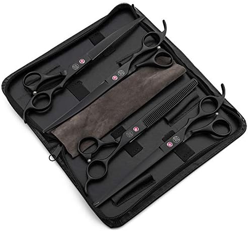 Moontay Professional 8" Dog Grooming Scissors Set 4PCS - Image 2