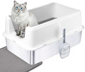 Stainless Steel Cat Litter Box by Unknown