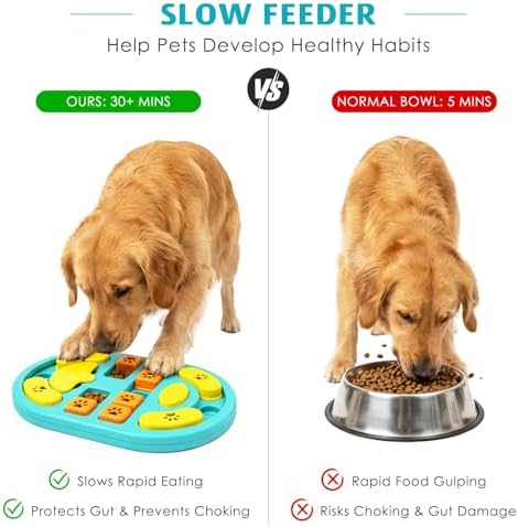 Dog Puzzle Toy, Interactive Treat Dispensing Toys - Image 3