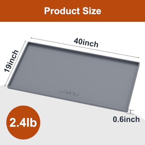 19" x 40" Extra Thick Silicone Mat Waterproof - Image 7