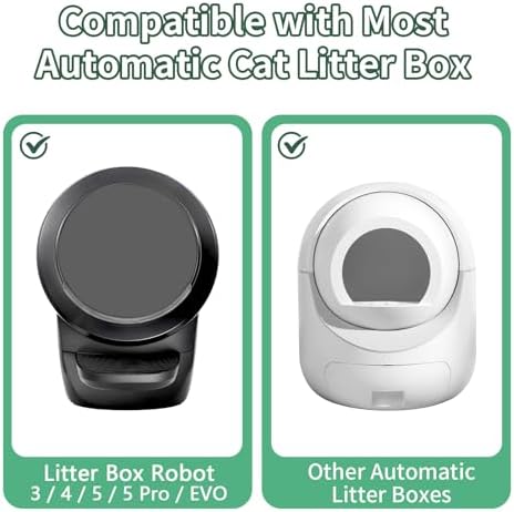 ANWA 120 Count Automatic Litter Box Bags, Litter Box Robot 4/5 Waste Bags - Image 3