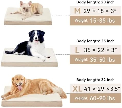 WATANIYA PET Cooling Dog Beds for Large Dogs, 35-Inch Dog Crate Bed - Image 7