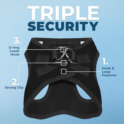 Best Pet Supplies Voyager Step-in Air All Weather Mesh Harness and Reflective - Image 2