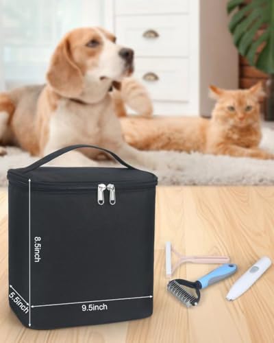 Meiiy Pet Grooming Bag, Dog Cat Grooming Supplies Organizer Bag Pet Hair - Image 5