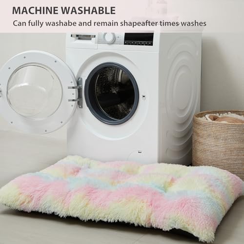BFPETHOME Dog Beds for Large Dogs, Plush Dog Crate Bed Fluffy Cozy Kennel Pad - Image 5