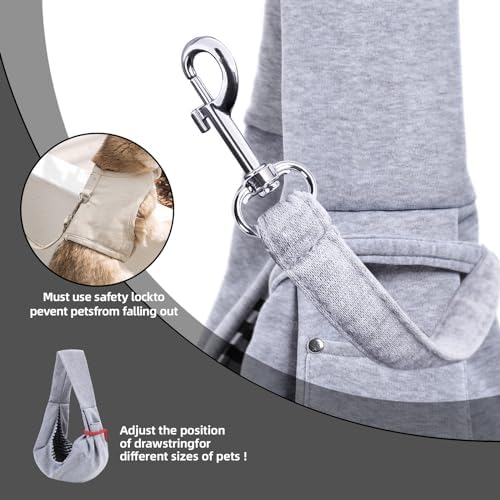 Dog and Cats Carrier Sling, Puppy Small Pet Carrier - Image 6