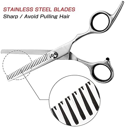 Dog Grooming Scissors 4CR Stainless Steel Pet Thinning Shears, Heavy-duty - Image 3