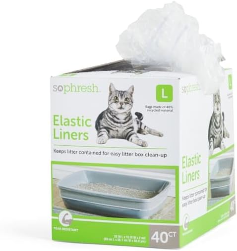 So Phresh by Petco Elastic Cat Litter Box Liners 36" L X 14" W Count of 40 - Image 3
