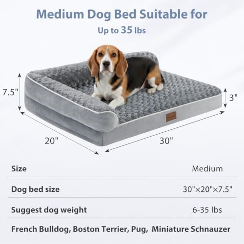 BFPETHOME Orthopedic Washable Dog Bed, Sleeping Couch - Image 2