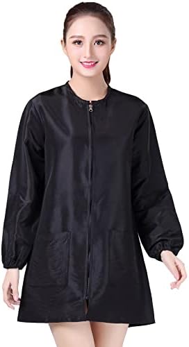 Professional Salon Smock Stylist Jacket Waterproof Hairdresser Cape Barber by TILYIALA