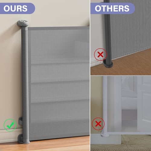 PRObebi Retractable Baby Gates for Stairs & Doorways, Indoor & Outdoor Use - Image 6