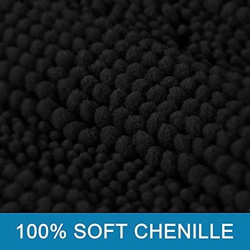 H.VERSAILTEX Bathroom Rugs Bath Rugs Non Slip Bath Mats Extra Thick Chenille - Image 3