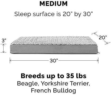 Furhaven Replacement Dog Bed Cover Ultra Plush Faux Fur & Suede Mattress - Image 3