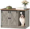 Hzuaneri Cat Litter Box Enclosure, Hidden Litter Box Cabinet Furniture by Hzuaneri