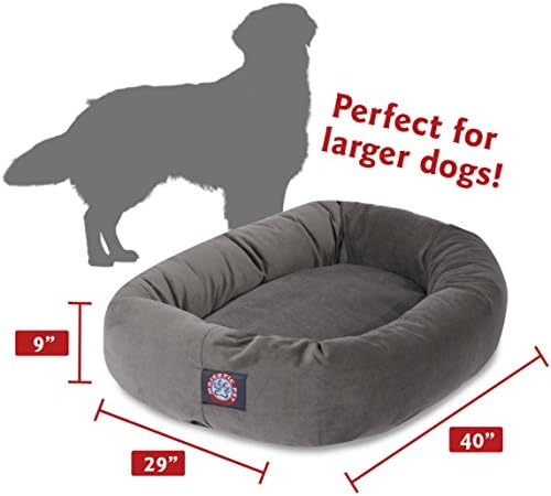 Majestic Pet Suede Calming Dog Bed, 40 Inch Large - Image 3