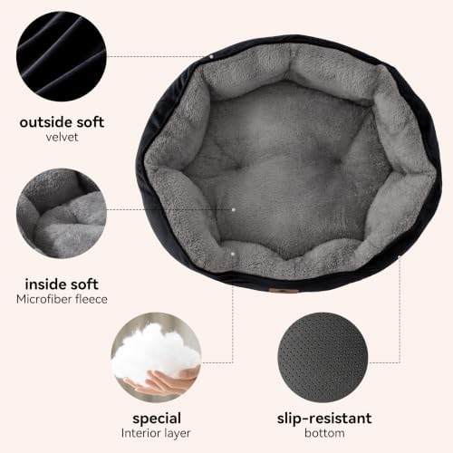 Asvin Small Dog Bed for Small Dogs, Cat Beds for Indoor Cats, Pet Bed for Puppy - Image 3