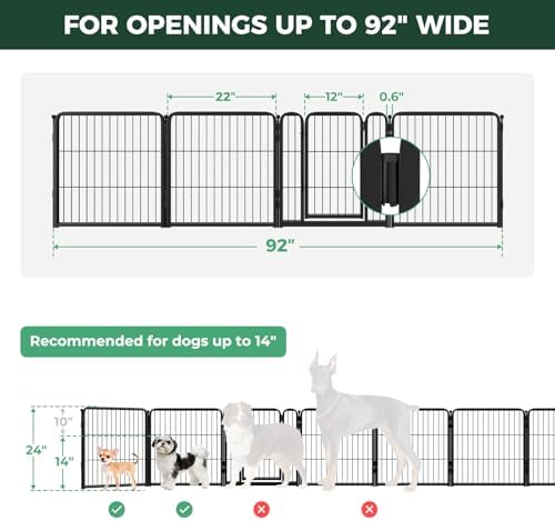 FXW Dog Gate, Extra Wide Adjustable - Image 6