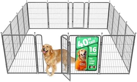 FXW Aster Dog Playpen Designed for Yard, 16 Panels by FXW