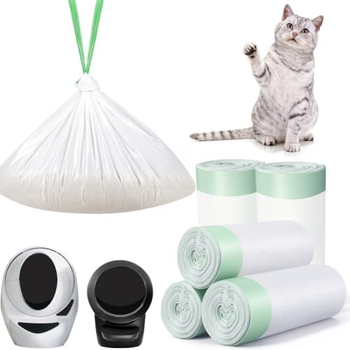 60 Count Automatic Litter Box Bags Liners Compatible by KropBom