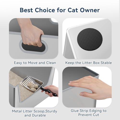 XXL Stainless Steel Litter Box - Image 6
