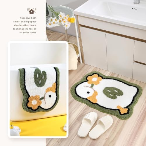 Molesun Goose Bath Mat 18x26, Soft Absorbent Microfiber Bath Rugs - Image 3