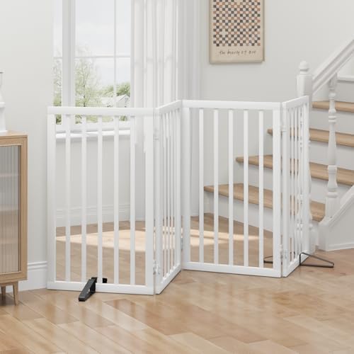Dog Gates for Doorways, Tall Dog Gate Indoor, Foldable Pet Gates for Doorways - Image 4