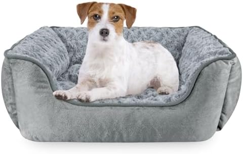 JOEJOY Rectangle Dog Bed for Large Medium Small Dogs Machine Washable Sleeping by JOEJOY